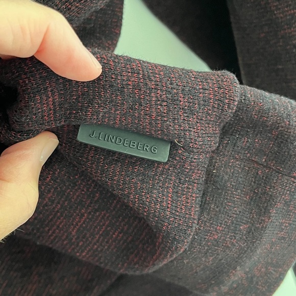 J. LINDEBERG 100% Cotton Sweatshirt Made Portugal Marled Crew Neck - Picture 6 of 12